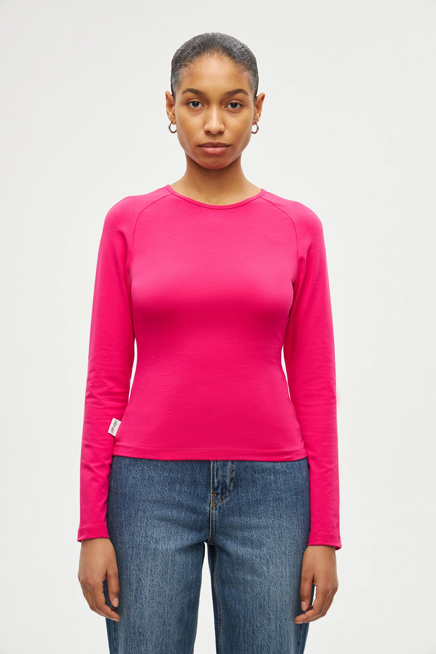 Raglan sleeve sweatshirt