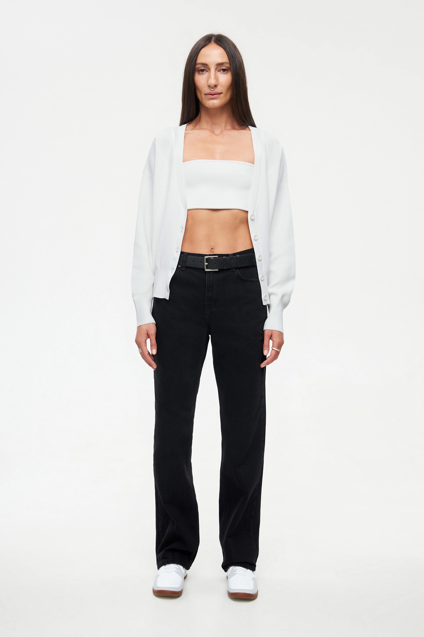 Топ на бретелях из вискозы