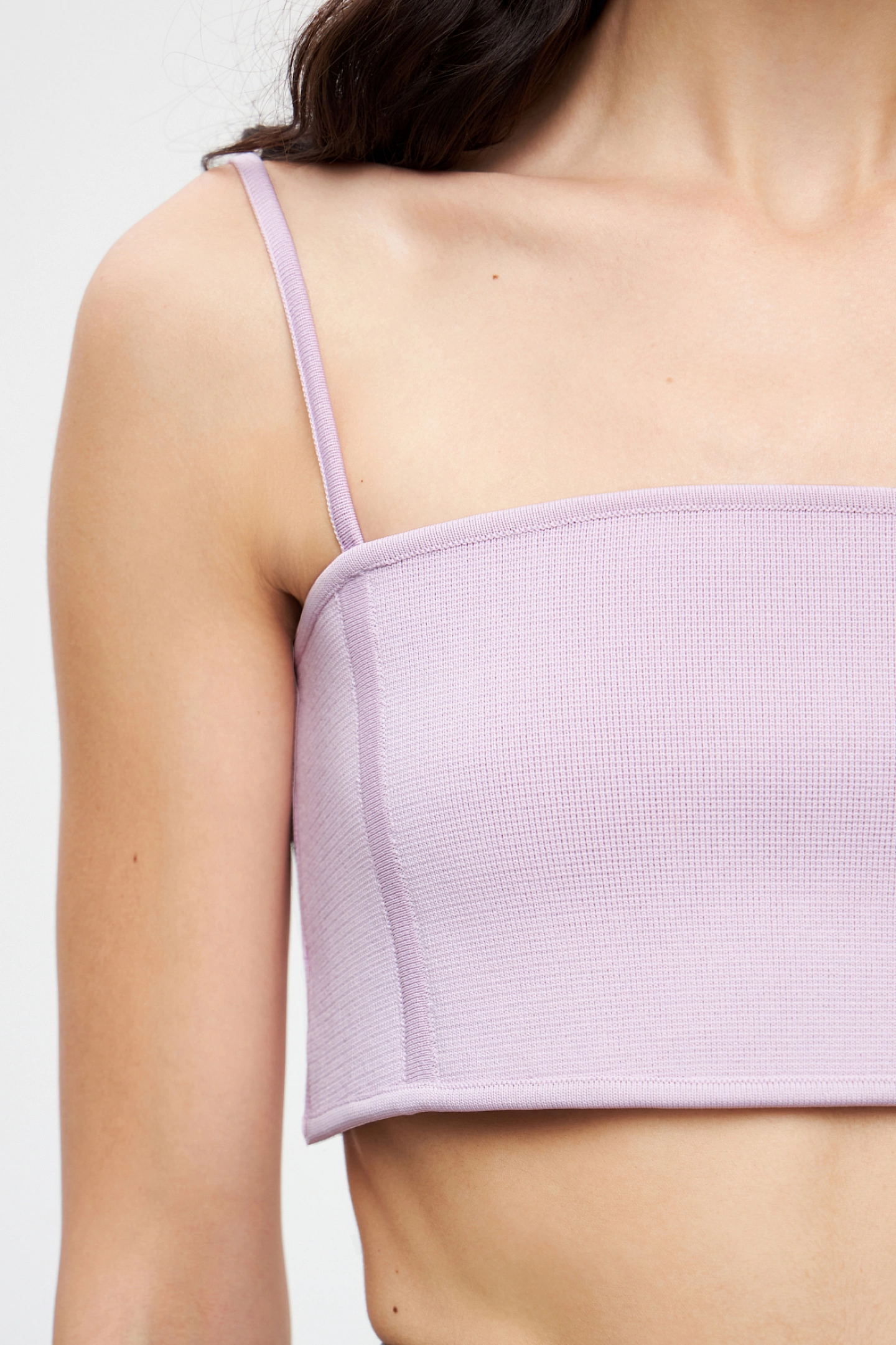 Топ на бретелях из вискозы