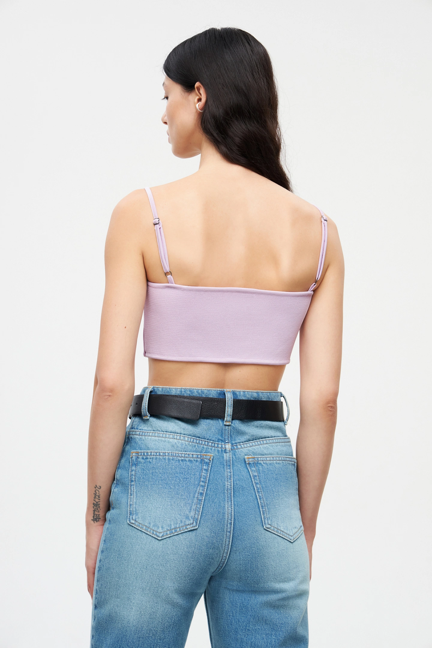 Топ на бретелях из вискозы