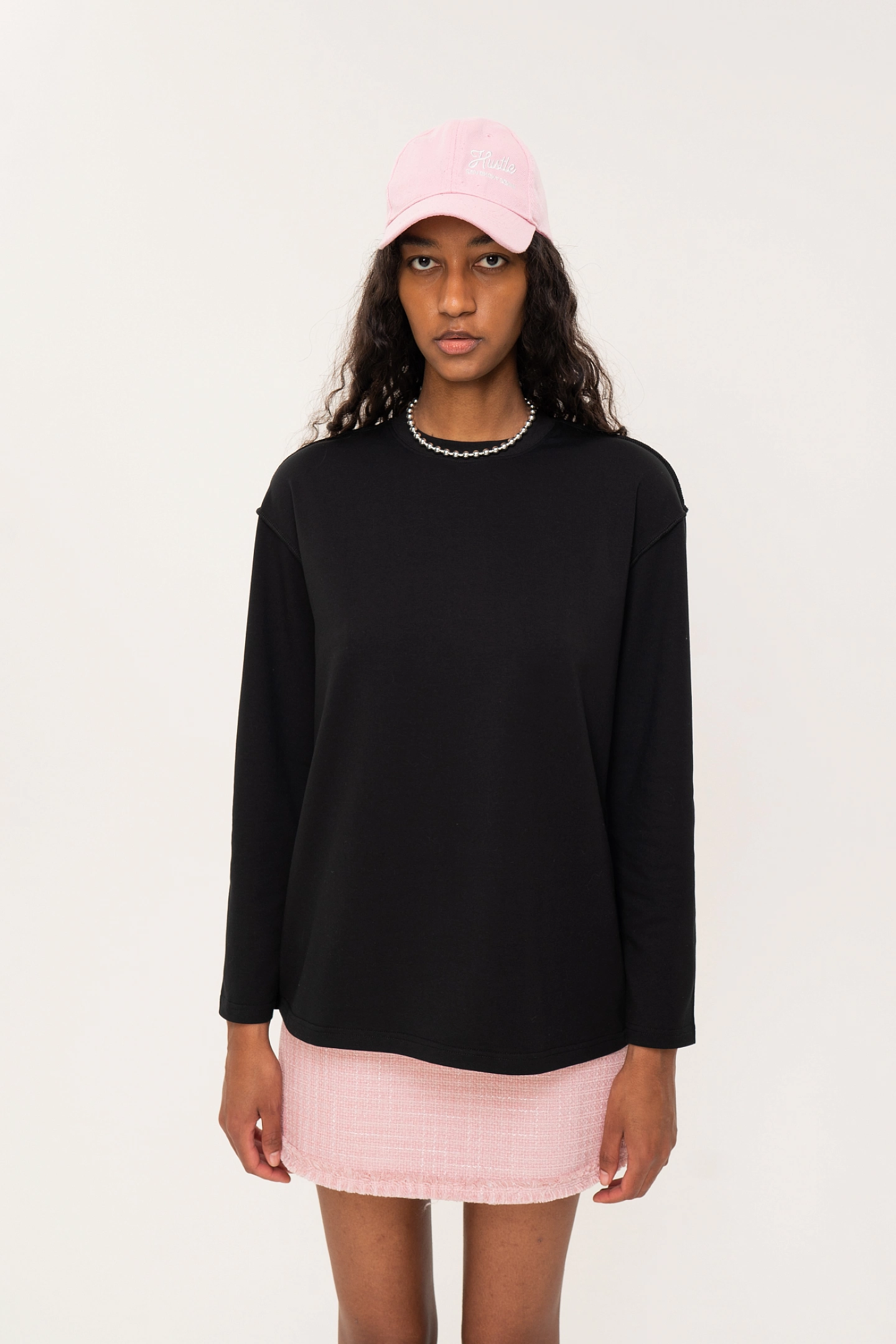 Лонгслив свободного кроя