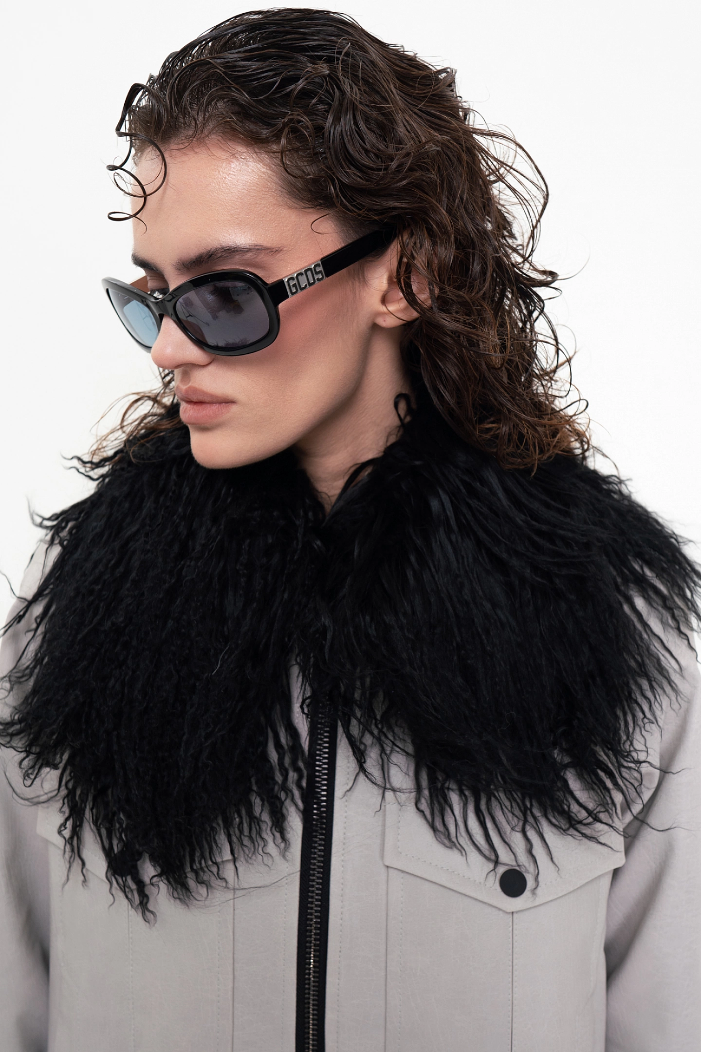 Куртка - авиатор со съёмным меховым воротником