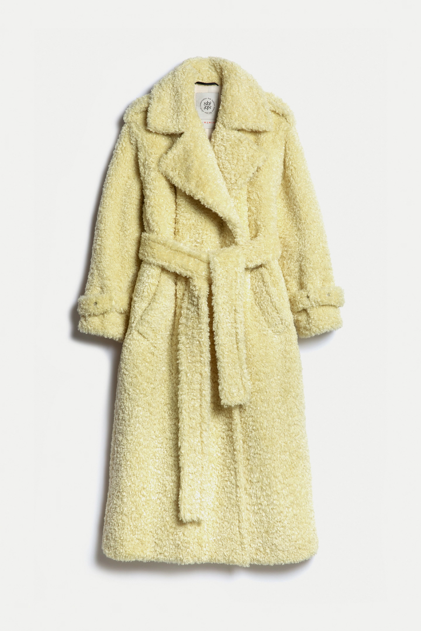 Пальто - тренч из искусственного меха