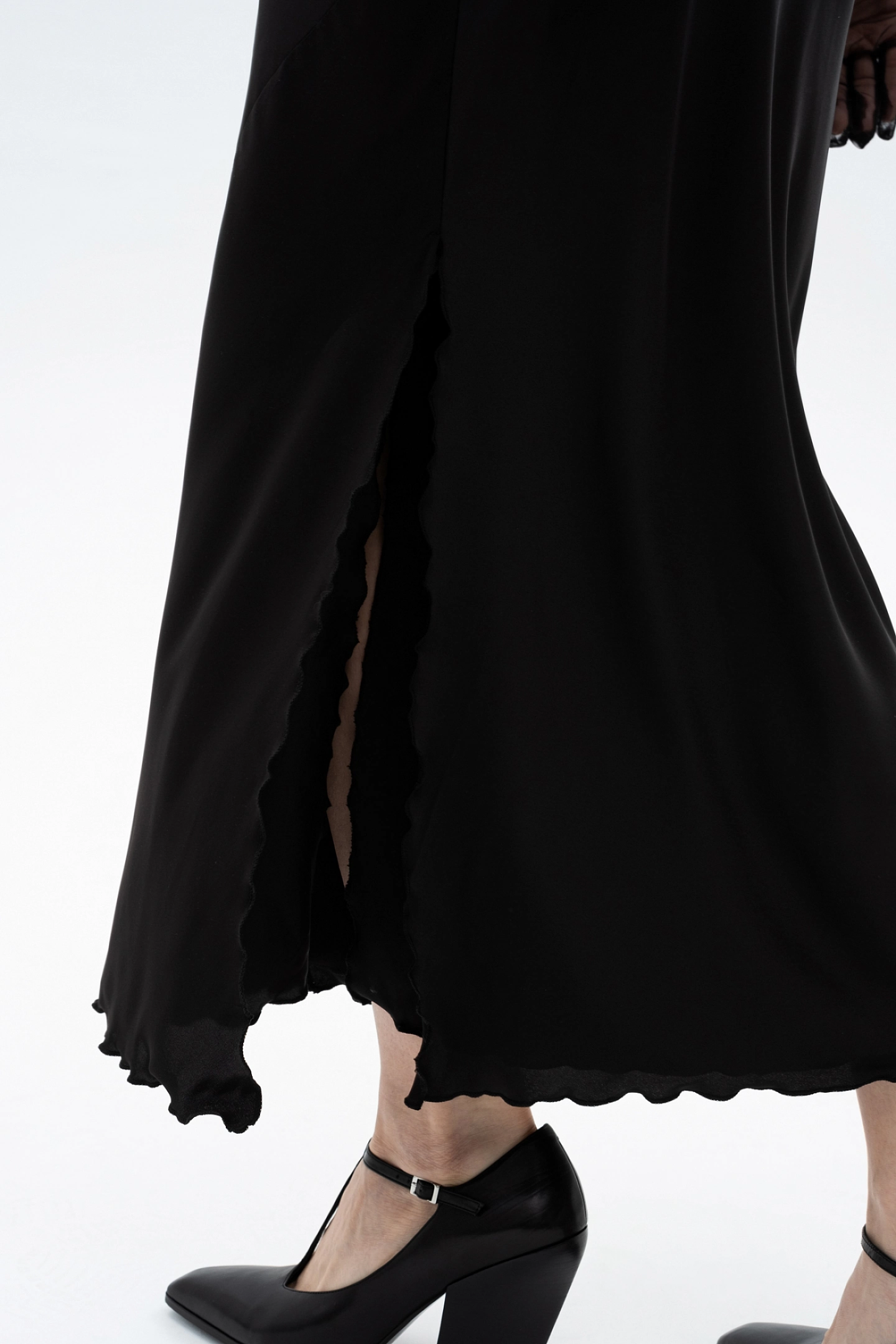 Платье-комбинация миди