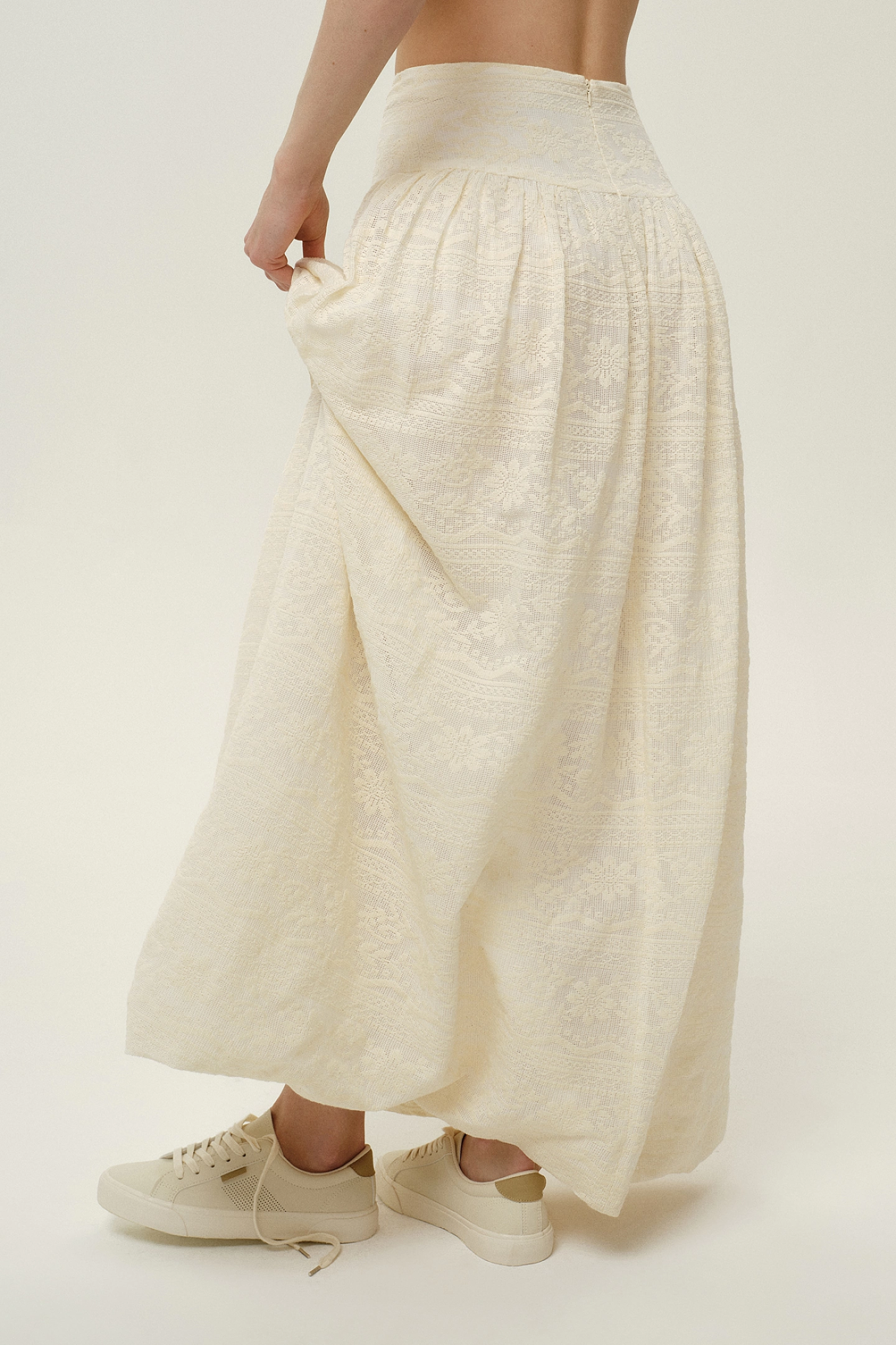 Юбка макси "Кроше"